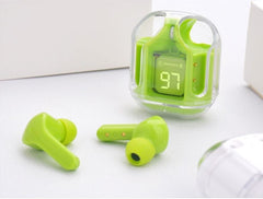 Air31 Earbuds Wireless Crystal Transparent Body ( Random Color )